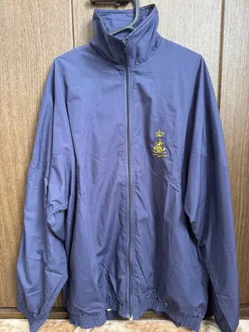 군용 네이비 나일론 자켓 자수 로고 포함