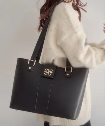 mellowneon 2wayA4 로고 벨트 백