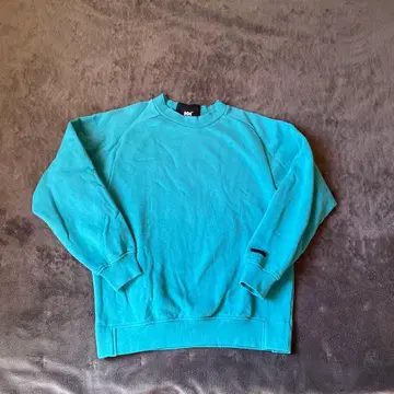 [ 새상품급 ] 헬리한센 터콰이즈 맨투맨 트레이닝복 XS 속기모