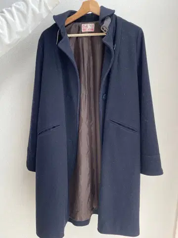 코엔 네이비 롱 코트 L 사이즈