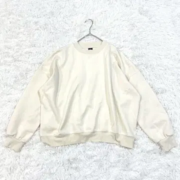 HK 웍스 런던 트레이닝복 크루넥 L 아이보리 맨투맨