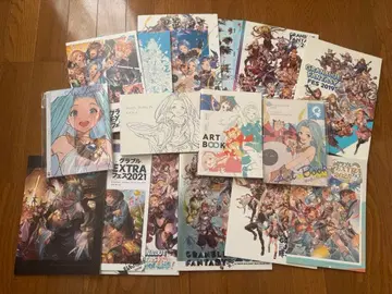 그랑블루 판타지 페스티벌 팜플렛 아트북 푸른 궤적 묶음 판매