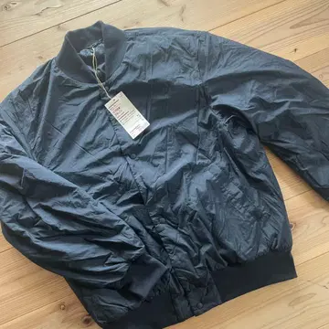 새상품 무인양품 리브 블루종 남성용 자켓 S 블랙