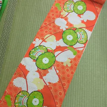 새상품 유젠 순수 실크 옷감 2장 17