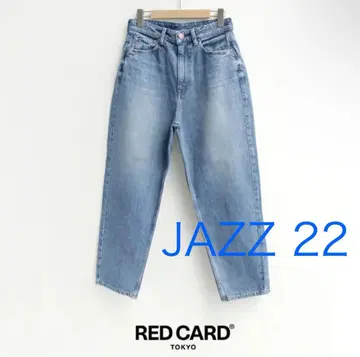 2024 SS 새상품급 레드카드 JAZZ 루즈 테이퍼드 데님 22