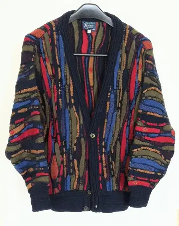 Limnos 3D 니트 V넥 가디건 남성용 S 사이즈