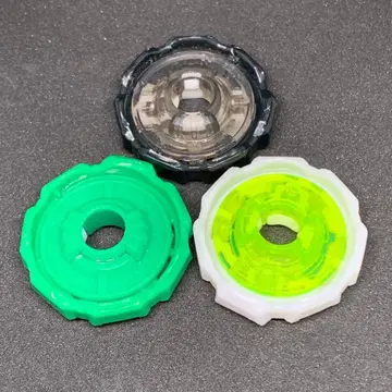 베이블레이드 X 래칫/7-60 3종 세트 화이트 그린 블랙