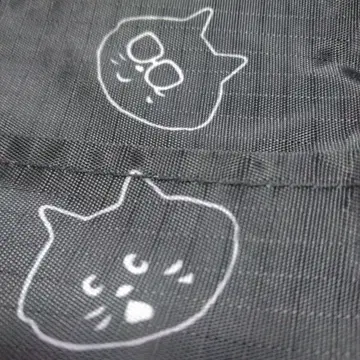 고양이 얼굴 프린트 빅 보스턴 백