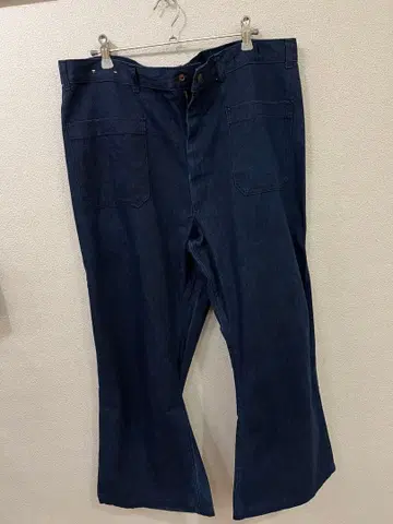 US NAVY 70-80s 데님 세일러 플레어 팬츠