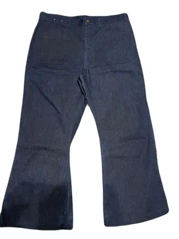 US NAVY 70-80s 데님 세일러 플레어 팬츠