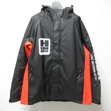 HUMMER 험멜 충전솜 자켓 L 블랙/빨간색