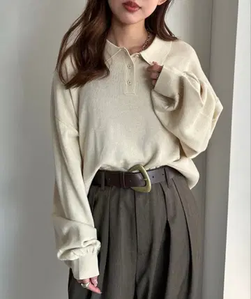 apres jour mignon 폴로 니트