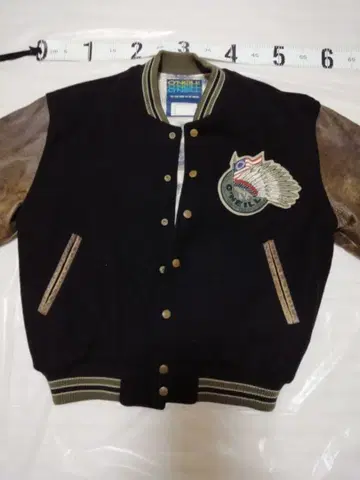 O'NEIL 소가죽 스타디움 점퍼 L 사이즈 90s