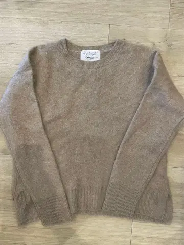 새상품급 chaos 브라우니 크루 니트 풀오버 캐시미어