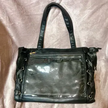 WEGO 레이스업 이타백 블랙 S 사이즈