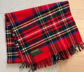 TWEEDMILL 머플러 스톨 빨간색 계열 타탄 체크