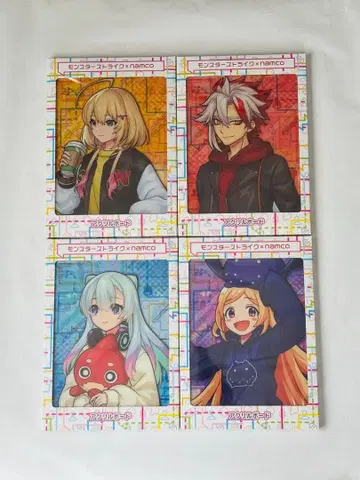 몬스토 남코 아크릴 보드 4종 세트