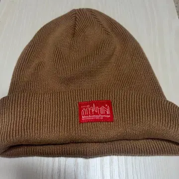 맨해튼 포티지 베이지 니트 모자 프리 사이즈