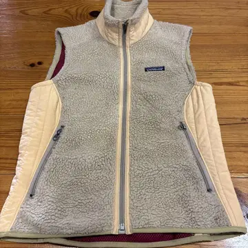 patagonia Synchilla 여성용 S 베이지 플리스 베스트