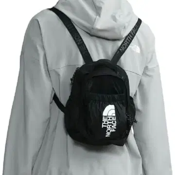 새상품 미사용 택 포함 THE NORTH FACE 블랙 백팩 미니