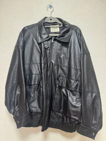 FREAKS STORE 프릭스스토어 인조 가죽 블루종 자켓