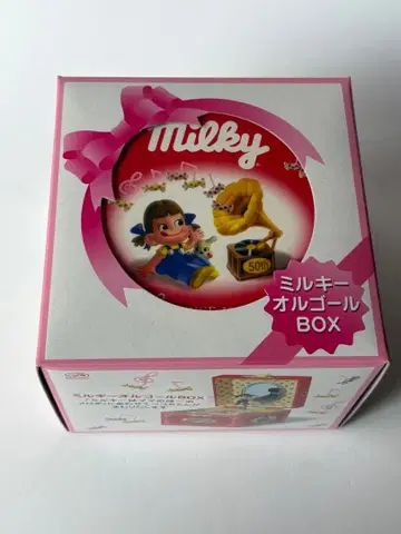 후지야 밀키 오르골 BOX 50주년 기념 / 미개봉 새상품