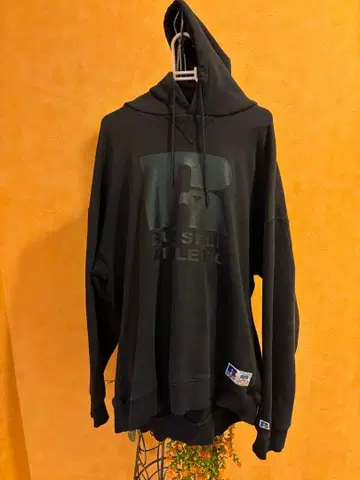 러셀 애슬레틱 블랙 후드티 XL