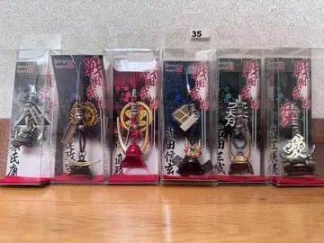 전국 무장 투구 스트랩 6개 세트 (새상품)