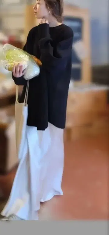 LILIN 프리 사이즈 롱 스커트