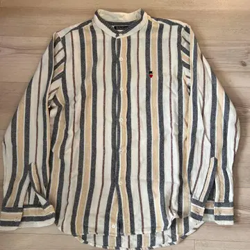 Bohemian 스트라이프 긴팔 셔츠