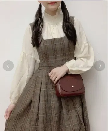 [ Cham. ] 체크 원피스