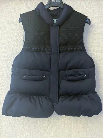 TOCCA 네이비 퀼팅 다운 베스트 150 사이즈