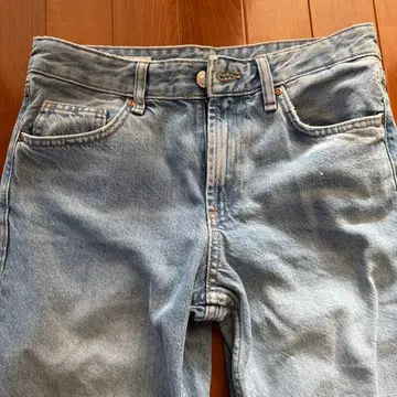 ZARA 라이트 블루 스트레이트 레그 데님 36