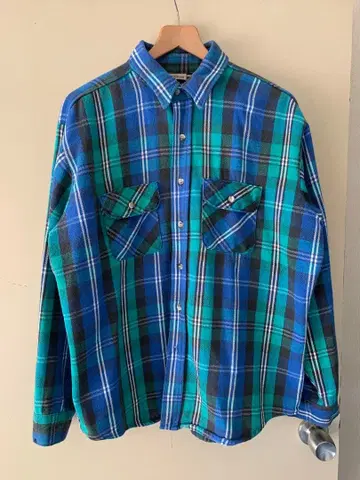 파이브 브라더 체크 플란넬 셔츠