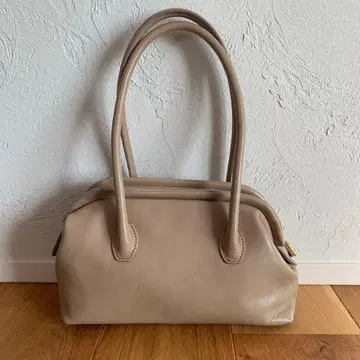 gemeil 쉐이프 와이드 보스턴 백 베이지