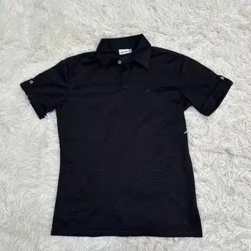 adidas 아디다스 반팔 피케 셔츠 골프웨어 블랙 남성용