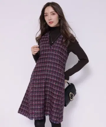 Apuweiser-riche 플레어 트위드 점프스커트 2