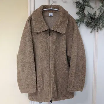 TRIANTAN 베이지 플리스 자켓 L 카멜 베이지