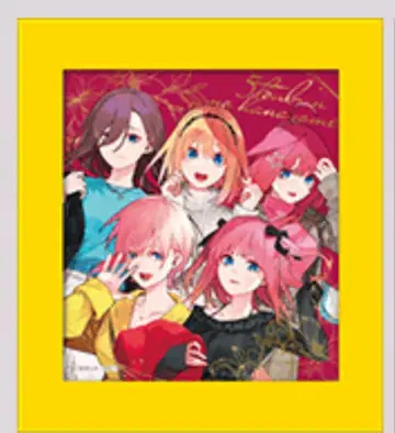 5등분의 신부 나카노 이치카 GOTO AKIBA 미니 색지 프레임