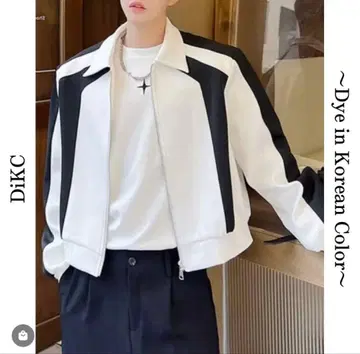 dikc 바이컬러 캐주얼 자켓 L 사이즈