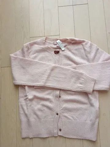 tocca 울 캐시미어 가디건 핑크