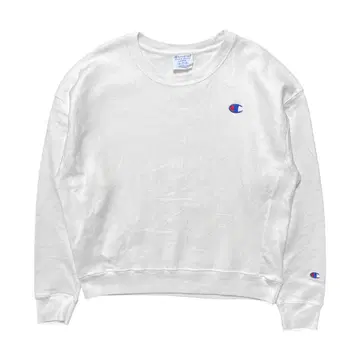 USA 구제 의류 챔피온 리버스 위브 크루넥 맨투맨 짧은 기장