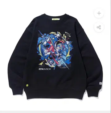 K4SEN ANIME ILLUST. 크루넥 / 블랙 L