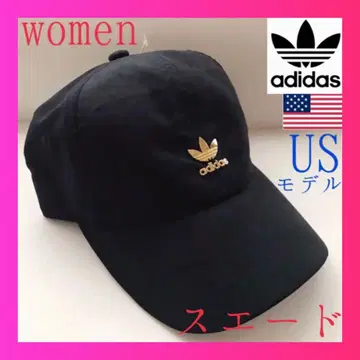 [새상품] 아디다스 캡 USA 여성용 스웨이드 블랙 모자 햇
