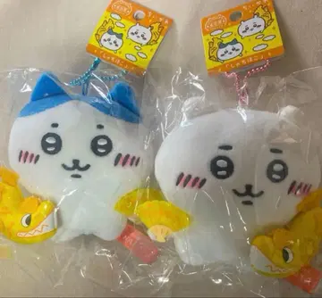 지역 한정 치이카와 (먼작귀) 나고야 샤치호코 마스코트 키링 2개 세트