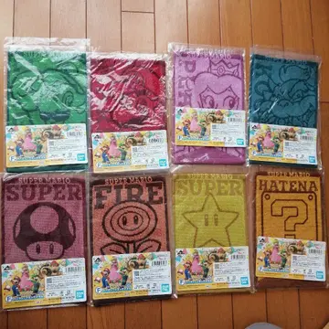 슈퍼 마리오 제일복권 캐릭터 타월 컴플리트 세트