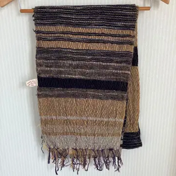 tamaki niime 스톨 베이지 네이비 퍼플