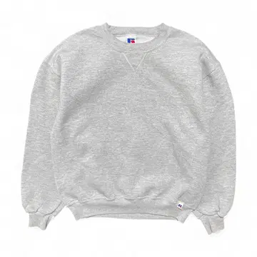 구제 의류 멕시코제 90S 러셀 무지 블랭크 전면 V 맨투맨 남성용 L