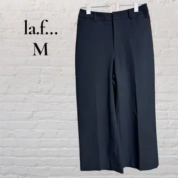 [ la.f - ] [ M ] 2S 와이드 팬츠 스트레이트 허리밴딩 심플