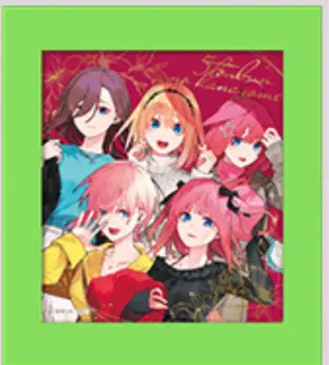 5등분의 신부 나카노 네잎 GOTO AKIBA 미니 색지 프레임